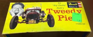 REVELL 1963 ED ROTH TWEEDY PIE EMPTY BOX LID ONLY HOT ROD RAT FINK 5