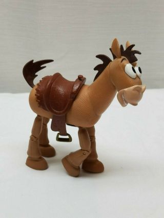 Disney Pixar Toy Story Bullseye Horse Action Figure Posable Brown Western 6 "