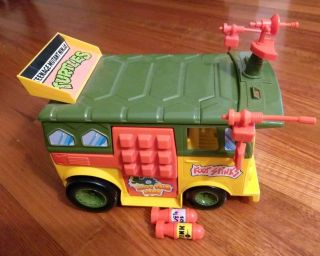 Teenage Mutant Ninja Turtles Party Wagon Van Vehicle Action Figure Toy 80 