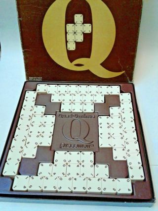 Vtg Quad - Ominos Game Pressman 1978 Complete 125 Square Blocks