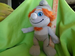 Hackus Grey Skinned Smurf Plush Stuffed Toy Doll The Smurfs Movie