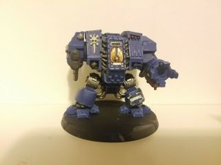 Warhammer 40k Space Marines Venerable Dreadnought A Painted Ultra Marines