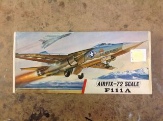 Khs - 1/72 Airfix Model Kit 488 F111a Us Air Force Fighter