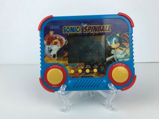Vintage 1990 Sonic The Hedgehog Spinball Lcd Tiger Electronic Game Pinball Toy