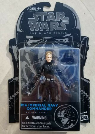 Star Wars Imperial Navy Commander 14 Black Series 3.  75 " Action Figure 2014