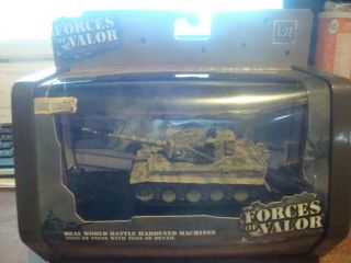 Forces Of Valor Wwii German Tiger 1 Tank 98500 Miniature Set 1:72 Die Cast