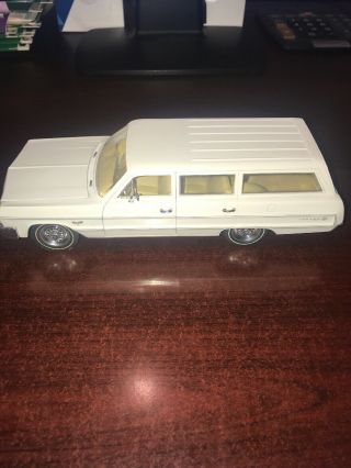 Rare Jada Showroom Floor 1964 Chevy Impala Station Wagon 1:24 White No Box