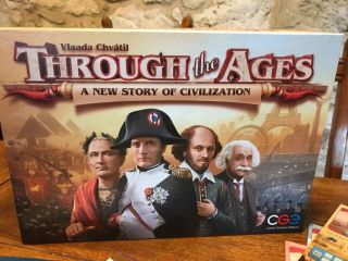 Through The Ages: A Story Of Civilization Board Game Acrylic Overlays