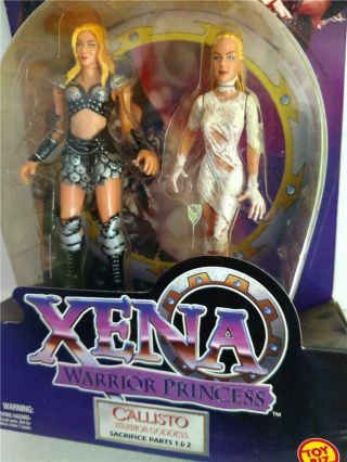 1999 Toy Biz Xena Warrior Princess Callisto Warrior Goddess Sacrifice 1 & 2 2