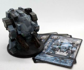 At - 43 28mm Una Fire Toad 02 W/ Light Laser Cannon Rackham With Cards
