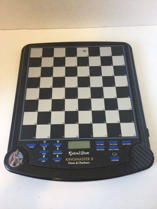Excalibur King Master Ii 2in1 Electronic Chess & Checker Game - - 911e - 2