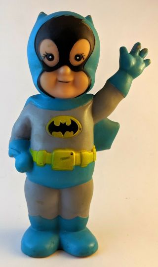 1978 Vintage Dc Comics Junior Batman Rubber/vinyl Squeeze Toy