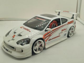 Funline Muscle Machines Sstuner 2002 Acura Rsx White 1:18 Scale Die Cast