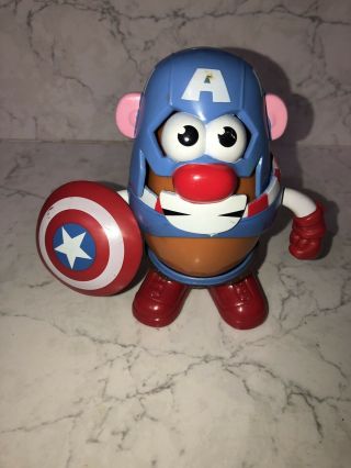 Captain America Mr.  Potato Head Playskool Loose Open Marvel Comics