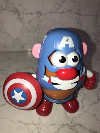 Captain America Mr.  Potato Head Playskool Loose Open Marvel Comics 2