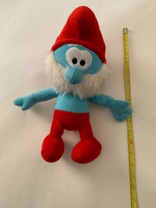 Papa Smurf The Smurfs Plush Stuffed Toy 13 Inch