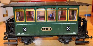 Lgb 3040 - Garden Railway 3 Passenger Car W/box Nm -