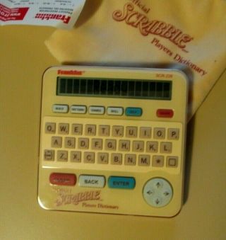 Official Scrabble Players Dictionary Franklin Electronic Scr 226