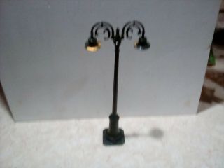 Lionel Prewar 67 Street Lamp Double Gooseneck Light Standard Gauge