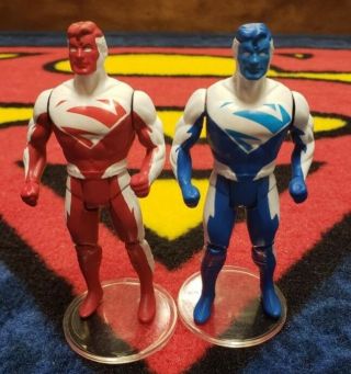 2 Pack - Custom Powers Superman Red & Blue Set