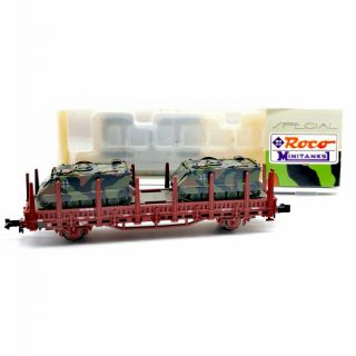 Roco Minitanks Special 902 N Scale Freight Carriage Military Transport