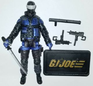 Gi Joe Snake Eyes Figure Battle Below Zero Ninja Commando 50th Anniversary