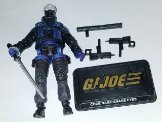 GI Joe SNAKE EYES Figure Battle Below Zero Ninja Commando 50th Anniversary 2