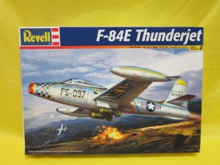 Revell 2001 Kit F - 84e Thunderjet Plastic Model 85 - 5494 Airplane In Open Box