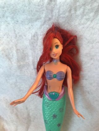 Disney Princess Ariel Barbie Doll Mattel 2007 Fishtail Little Mermaid Doll