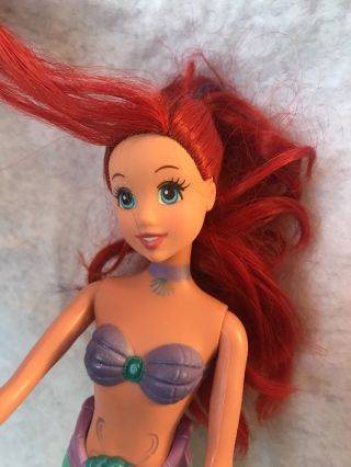 Disney Princess Ariel Barbie Doll Mattel 2007 Fishtail Little Mermaid Doll 3