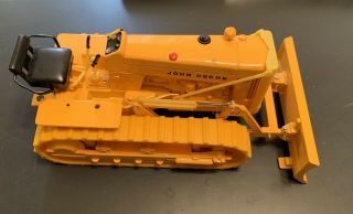Toy Ertl John Deere Yellow Metal 430 Crawler With A Blade 15234 Big And Heavy