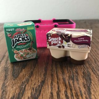 Shopkins Season 12 Real Littles Apple Jacks And Chocolate Vanilla Snack Pack