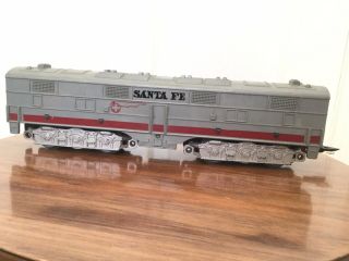 Vintage Marx Train O Gauge Santa Fe 1095 Engine & Car Engine Does Not Run 8