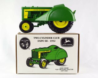 Ertl John Deere 620 Orchard Tractor W Box,  Vintage 1992 2 Cylinder Expo Iii 1:16