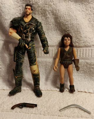 N2 Toys The Road Warrior Mad Max W/ Boy Action Figure 2000 Loose & Minty Fresh