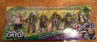 2016 Teenage Mutant Ninja Turtles Out Of The Shadows Mutant Melee 6 Figures Nib