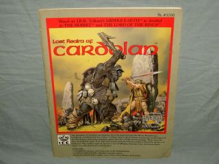 I.  C.  E.  Merp 1st Ed Accessory - Lost Realm Of Cardolan (very Rare And Vg -)