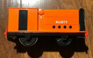 Thomas Train Engine Trackmaster Motorized Battery Operated Rusty 2005 Orange