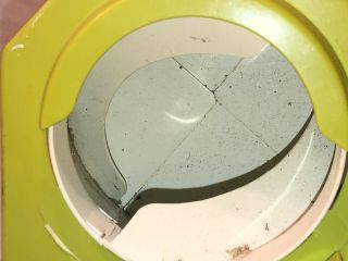 1970’s Green Mighty Tonka Cement Mixer Drum Assembly Part 7