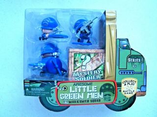 Awesome Little Green Men Series 1 Marksmen Squad / 1 Mystery Solder