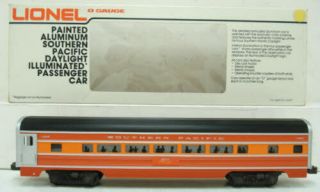 Lionel 6 - 9592 Southern Pacific Daylight Aluminum Passenger Car Ln