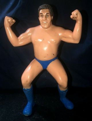 Vintage Ljn Wwf Figure Andre The Giant Short Hair 1986 Rubber Wrestling Wrestler
