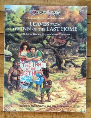 Dragonlance Krynn Source Book Leaves From The Inn Of The Last Home 1987 Tsr