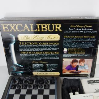 Excalibur Electronic Chess Game King Master III Model 911E - 3 Tested/Complete 3
