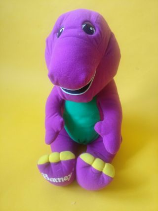 Barney Dinosaur Plush Vintage Interactive Talking 16 " 1996