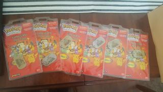 Pokemon Collectible Dog Tags Limited Edition Set 6 Of 10