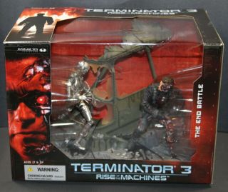 Mcfarlane Toys The End Battle Terminator 3 Rise Of The Machines Deluxe Boxed Set
