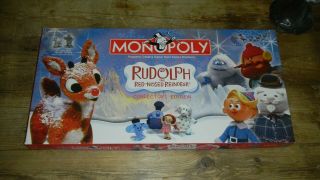 Monopoly Collectors Edition Rudolph The Red Nosed Reindeer Hasbro Complete