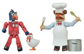 Muppets Minimates Series 1 2 - Pack: Gonzo & Swedish Chef