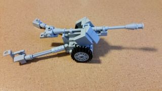 Lego Ww2 German Cannon 75mm Pak 40 Artillery Minifigs